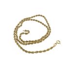Image 4 of Gold twisted link chain | 46 cm