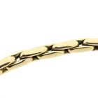 Image 5 of Vintage gold anchor link bracelet with lapis lazuli | 19.5 cm