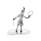 Image 5 of Antique silver statuette of a hoop player