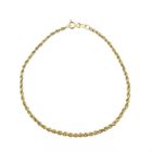 Image 3 of Gold twisted link bracelet | 19 cm