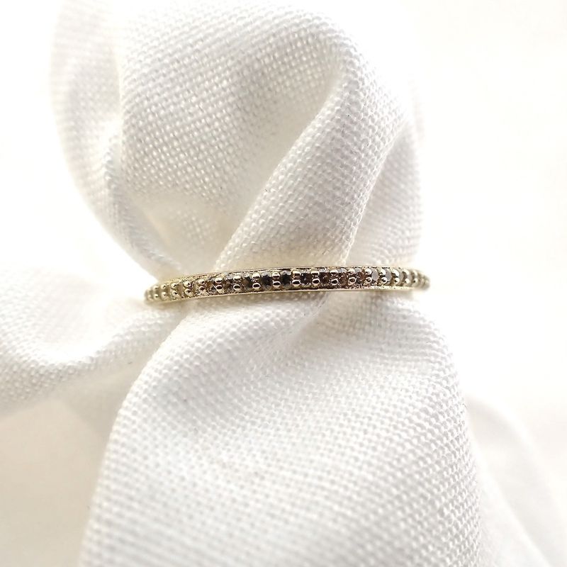 Image 5 of Gold alliance ring with zirconia