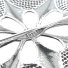 Image 4 of Vintage silver starburst brooch