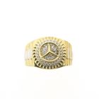 Image 4 of Two-tone gold ring with Mercedes logo