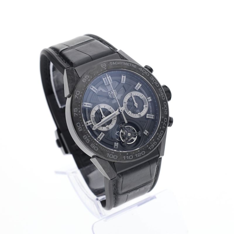 Image 3 of TAG Heuer Carrera Carbon Heuer 02T 'Phantom' Tourbillon CAR5A8P.FC6415; Automatic men's watch