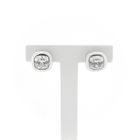 Image 1 of Silver stud earrings with zirconia