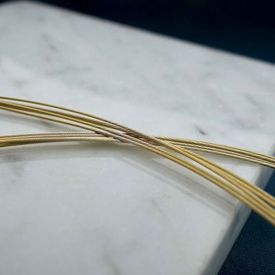 Image 2 of Gold cable choker