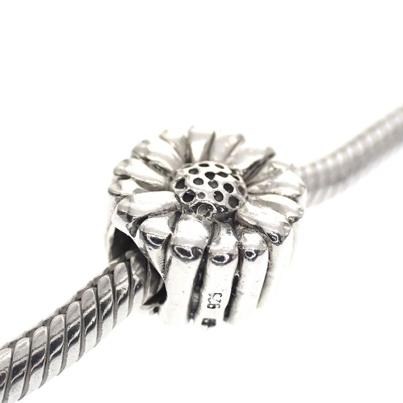 Image 2 of Pandora charm; Silver; Daisy