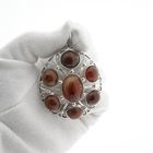 Image 7 of Silver pendant with carnelian