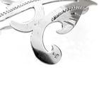 Image 5 of Silver letter brooch; letter A