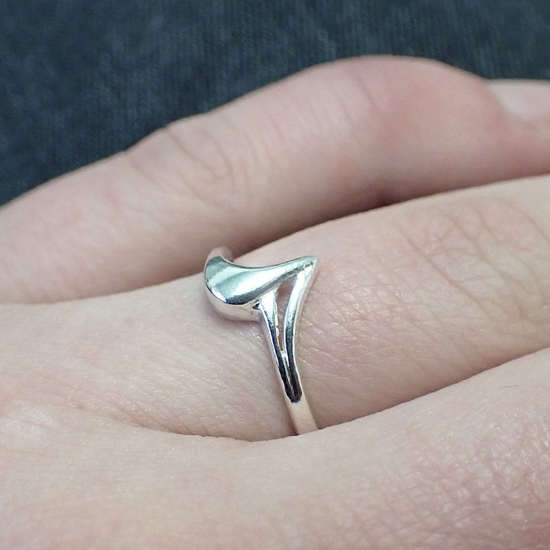 Image 8 of Silver ring with fantasy design