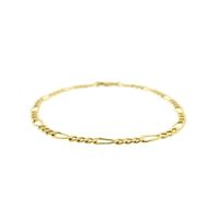 9 carat Figaro link bracelet | 18.5 cm