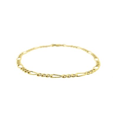 9 carat Figaro link bracelet | 18.5 cm Image 1 of 9 carat Figaro link bracelet | 18.5 cm