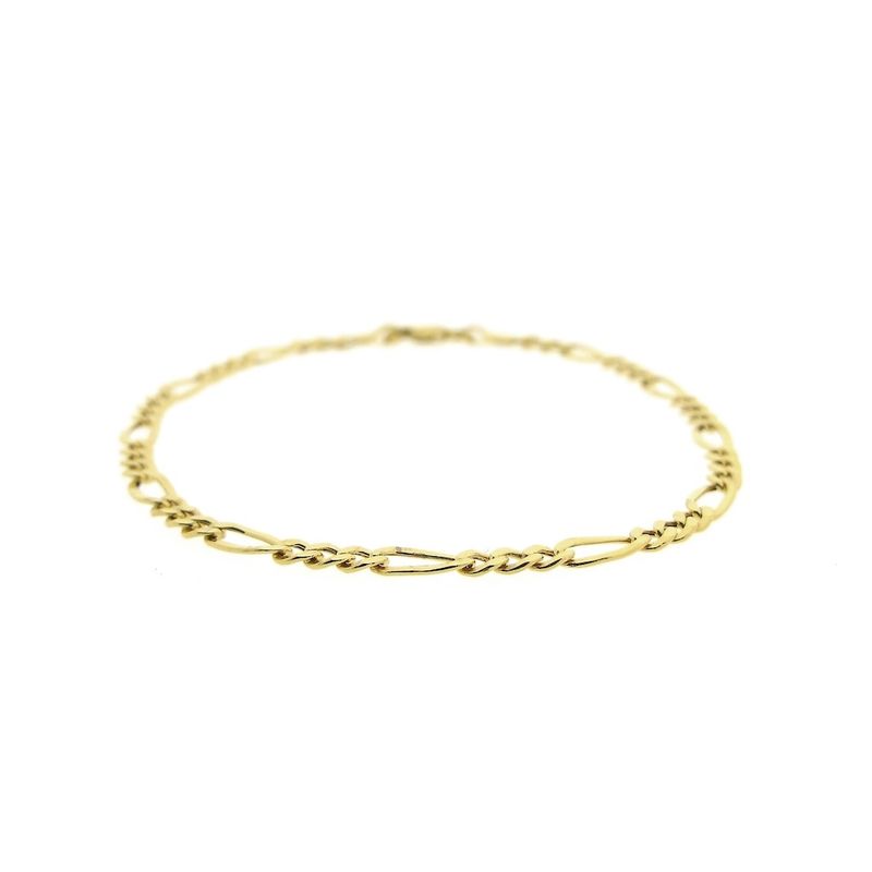 Image 1 of 9 carat Figaro link bracelet | 18.5 cm