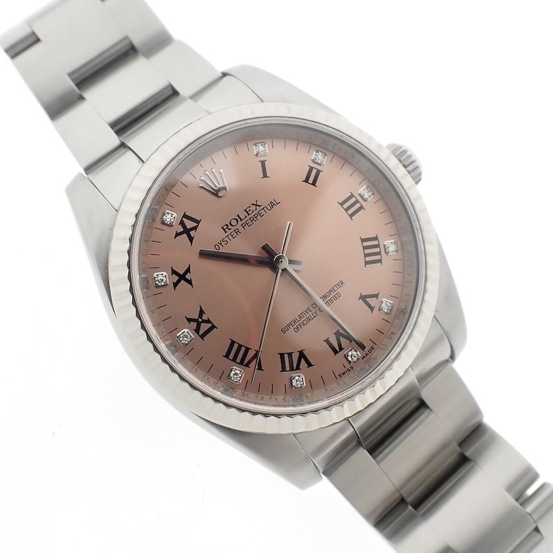 Image 5 of Rolex Oyster Perpetual; 116034 with factory set diamonds