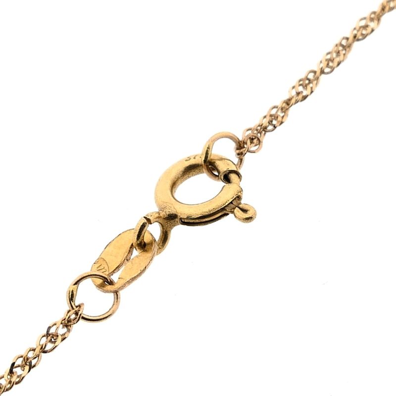 Image 7 of 9 karat Singapore link chain