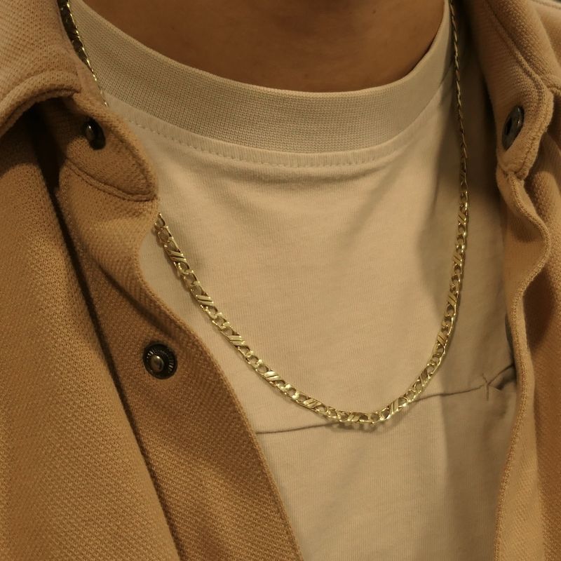 Image 9 of Gold infinity link necklace | 58.5 cm