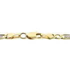 Image 4 of Two-tone gold Figaro link chain