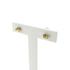 Image 4 of Gold fantasy stud earrings with diamond | 0.03 ct.