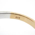 Image 12 of Two-tone gold ring with diamonds | 0.10 ct.