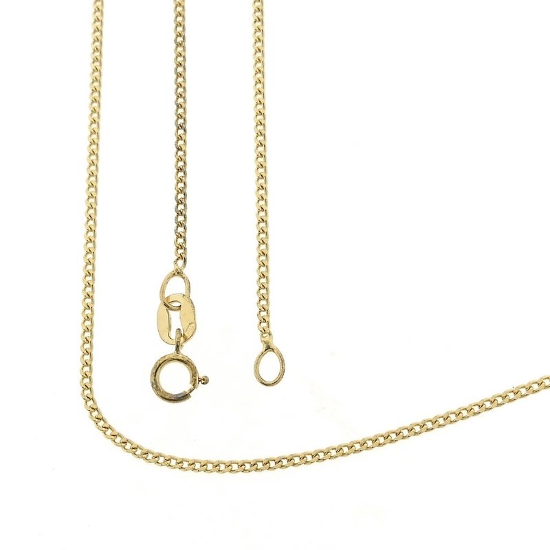 Image 1 of Gold gourmet link chain | 50 cm