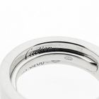 Image 3 of White gold LOVE ring set with diamond; Cartier