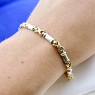 Image 8 of Two-tone gold fantasy link bracelet