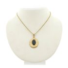 Image 3 of Vintage gold pendant with garnet