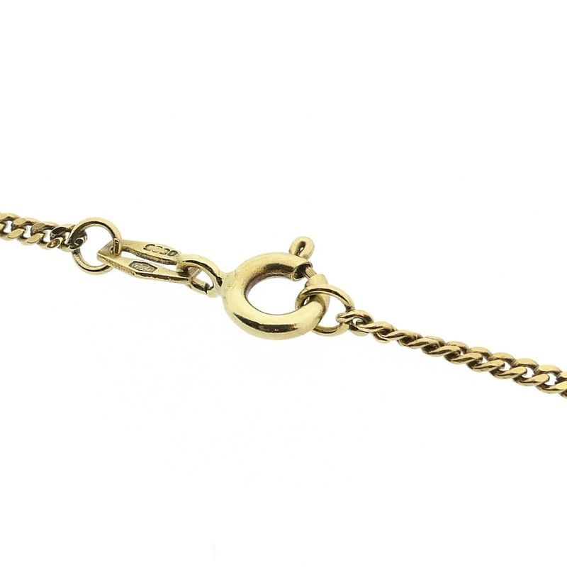 Image 5 of Gold gourmet link necklace | 43 cm
