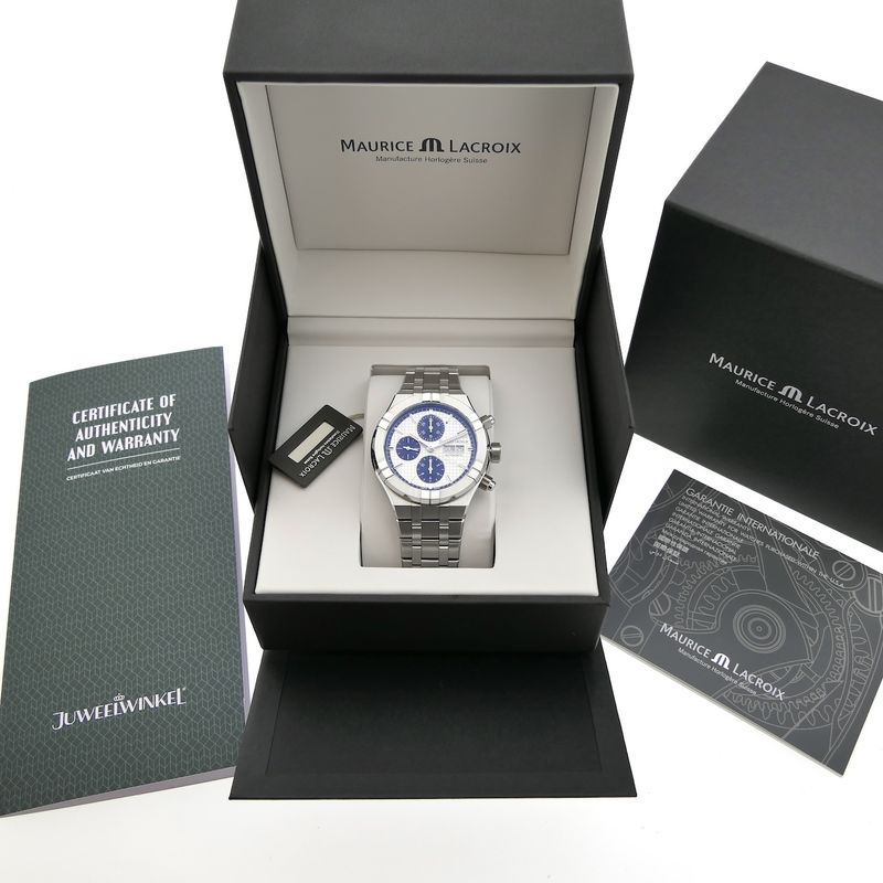 Image 4 of Maurice Lacroix AIKON Automatic AI6038-SS02-131-1; Chronograph men's watch