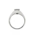 Image 5 of White gold ring with diamond 0.16 ct.