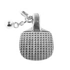 Image 2 of Silver pendant; Badminton racket with ball