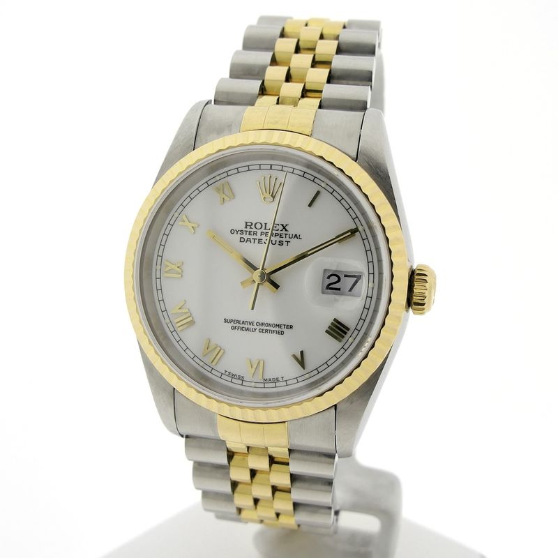 Image 8 of Rolex Datejust 16233; Automatic gold/steel watch