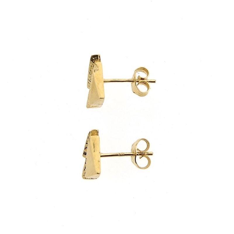 Image 5 of Gold stud earrings | Riitta Hakala
