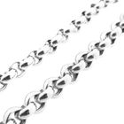 Image 7 of Silver jasseron link necklace