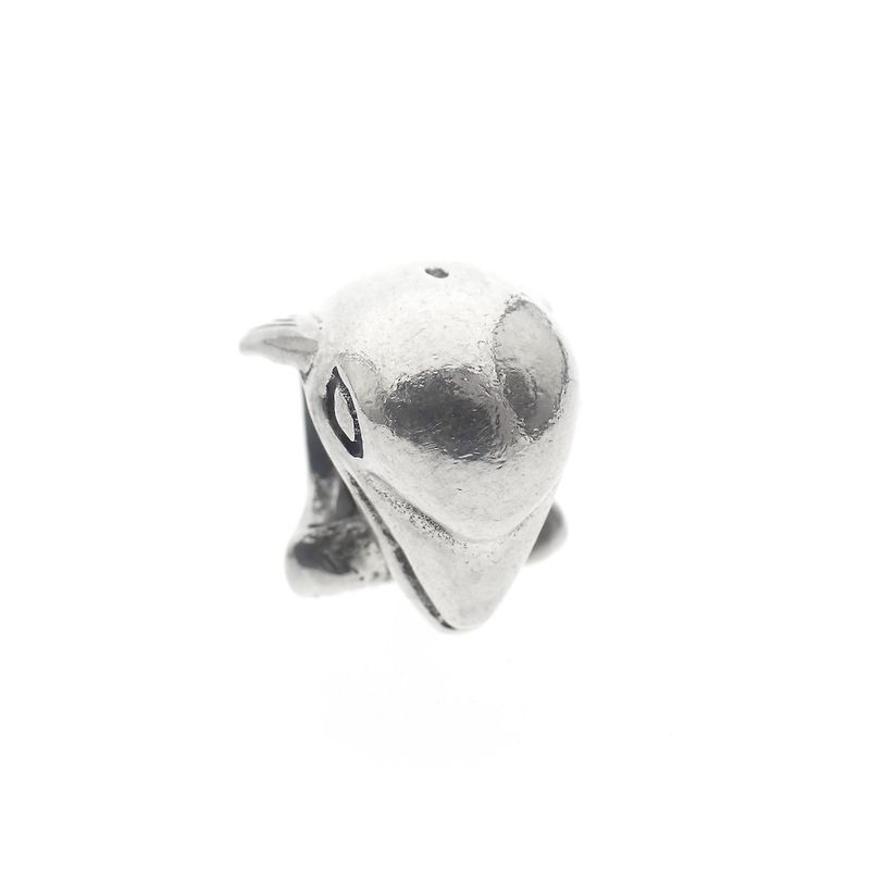 Image 1 of Pandora charm; Silver; Dolphin