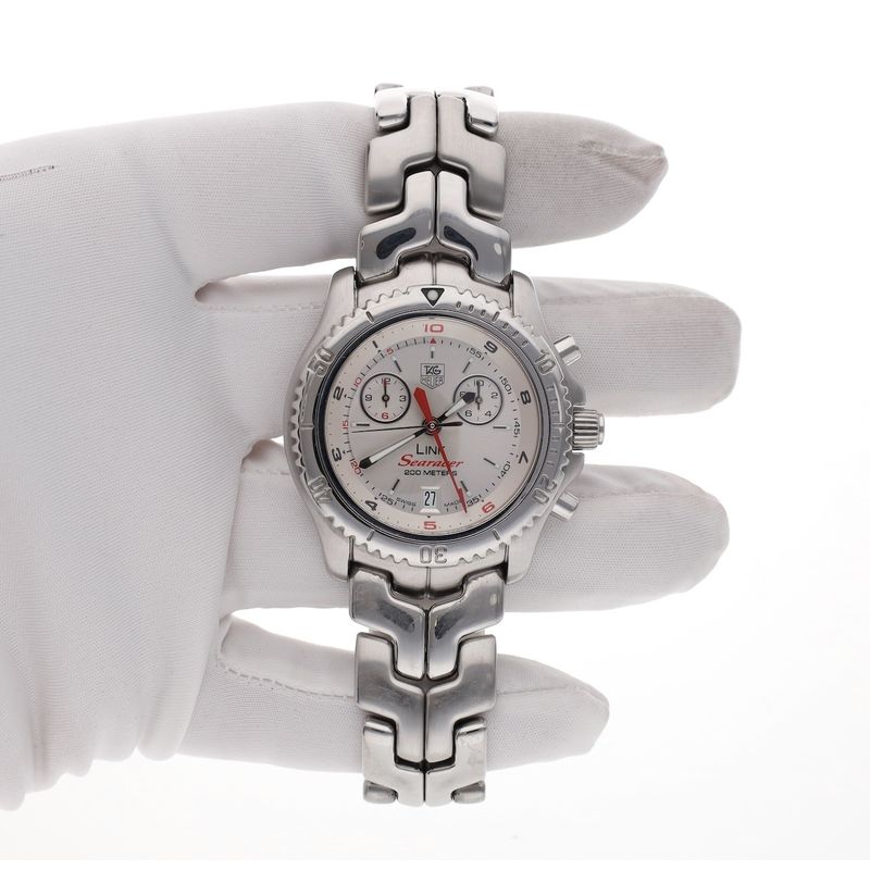 Image 14 of TAG Heuer Searacer Chronograph CT1114-0; Chronograph men's watch with countdown timer