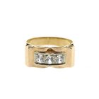 Image 3 of Two-tone gold ring with zirconia.