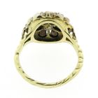 Image 8 of Two-tone entourage ring with 0.31 ct. diamonds | Vintage