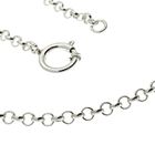 Image 2 of Silver long jasseron necklace | 84 cm