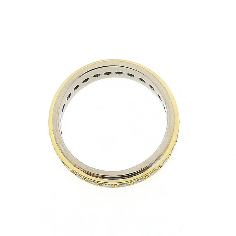 Image 4 of Bicolor alliance ring with diamonds