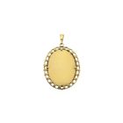 Image 5 of Antique Gold Pendant with Enamel Portrait and Diamonds