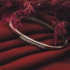 Image 2 of White gold bangle with 0.30 ct. diamonds | Ø 54.3 mm