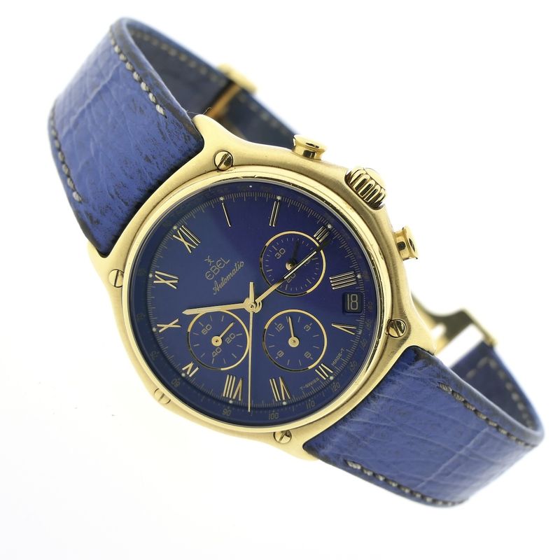 Image 17 of Ebel 1911 Automatic Chronograph 8134901; 18k gold watch