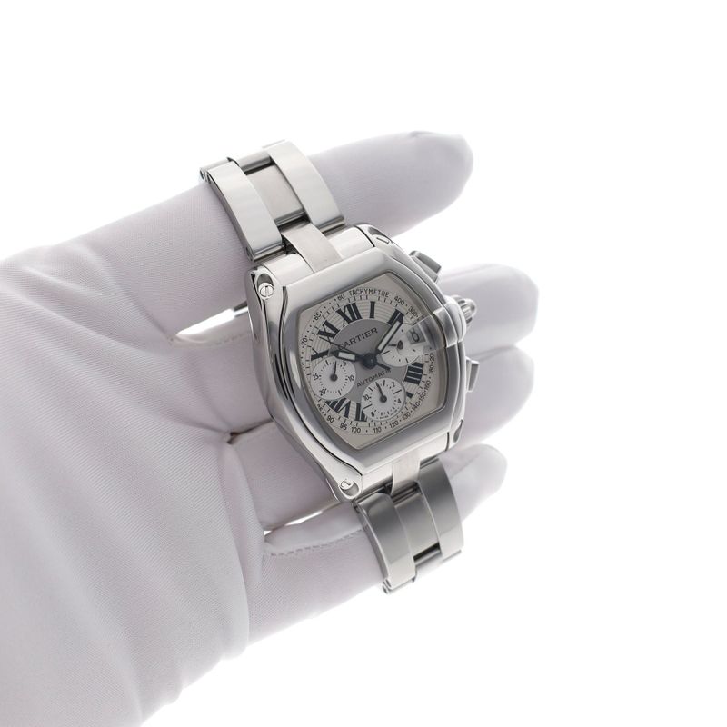 Image 10 of Cartier Roadster; W62006X6 Automatic Chronograph; Collector's Set!