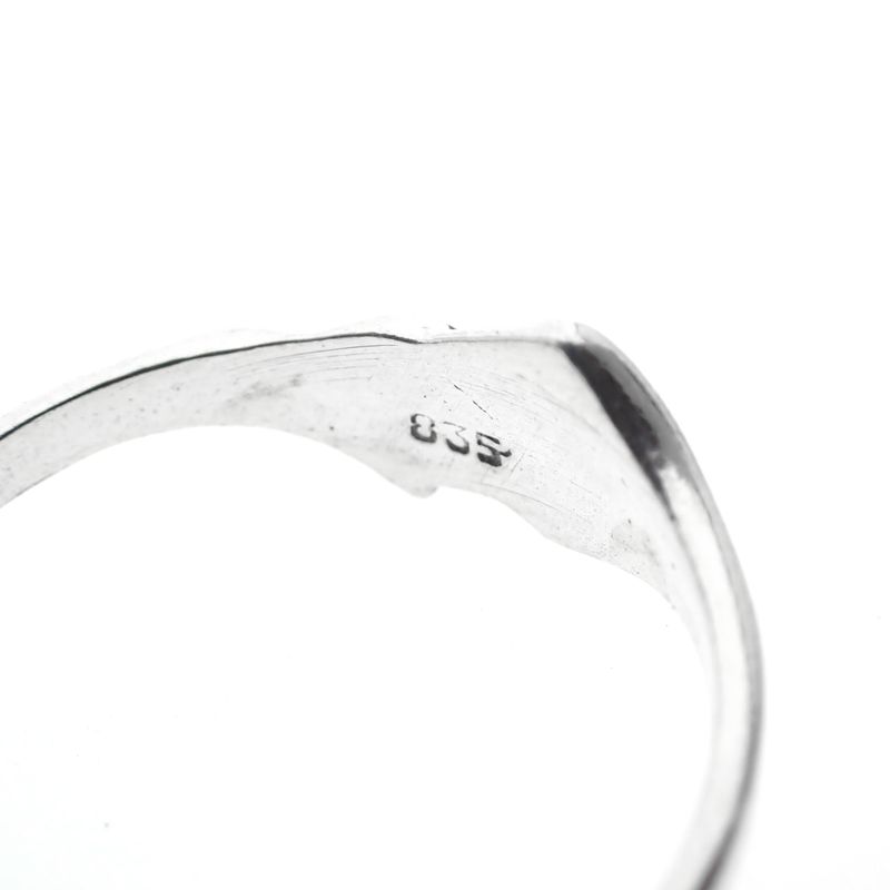 Image 7 of Silver ring with fantasy design