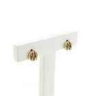 Image 3 of Gold fantasy stud earrings with diamond | 0.04 ct.