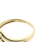 Image 6 of Gold V-shaped ring with diamond | 0.005 ct.