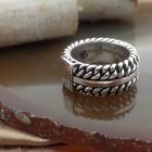 Image 3 of Silver Buddha to Buddha ring Chain texture