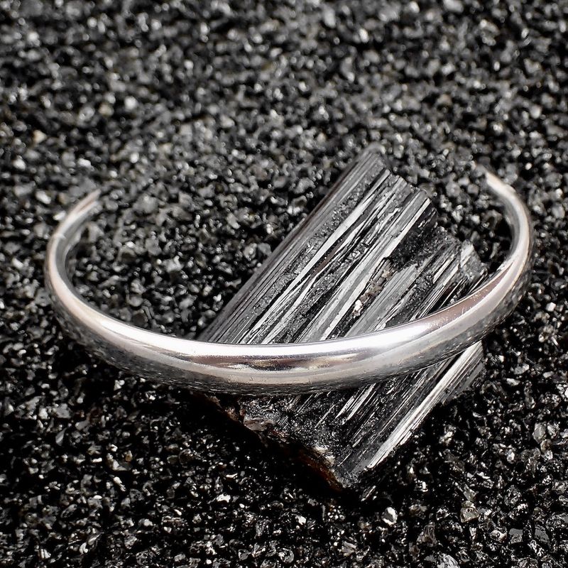 Image 2 of Silver slave bracelet | Ø 60 mm