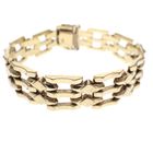 Image 1 of 8 carat wide tank link bracelet